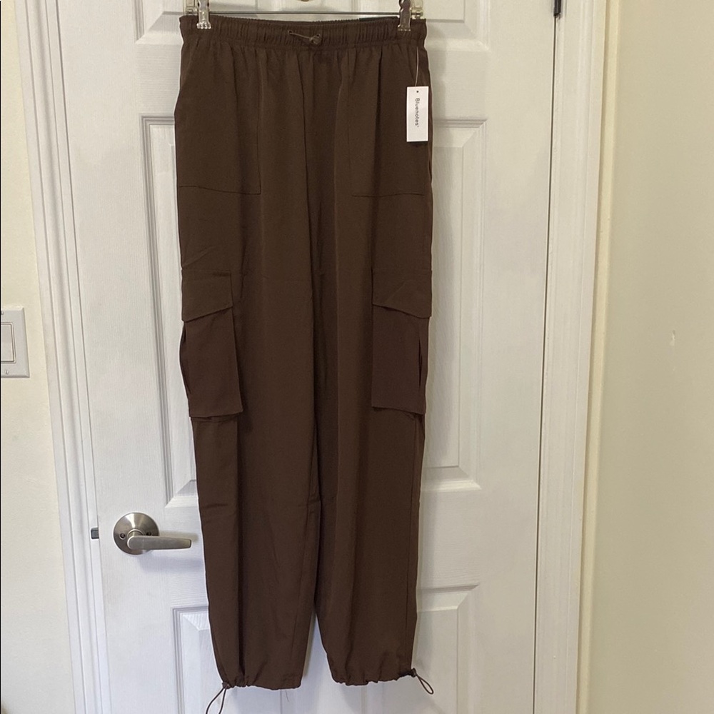 Bluenotes Dark Brown Cargo Joggers